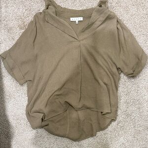 HYFVE Olive Short Sleeve Top